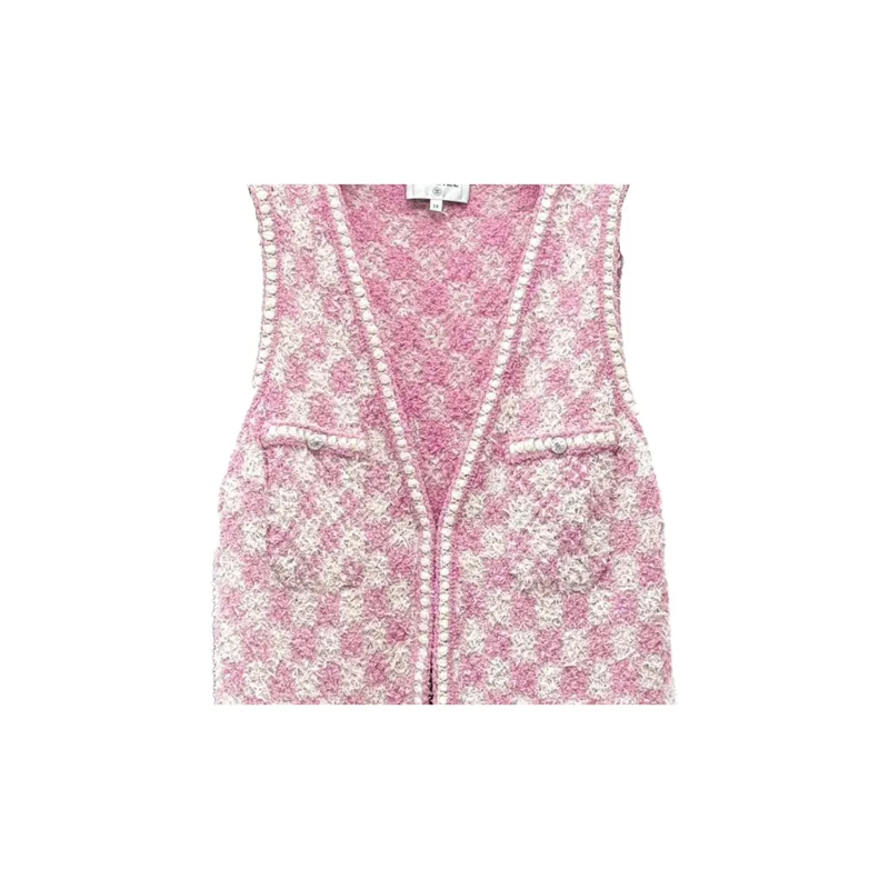 CHANEL Vests Women's Pink-2