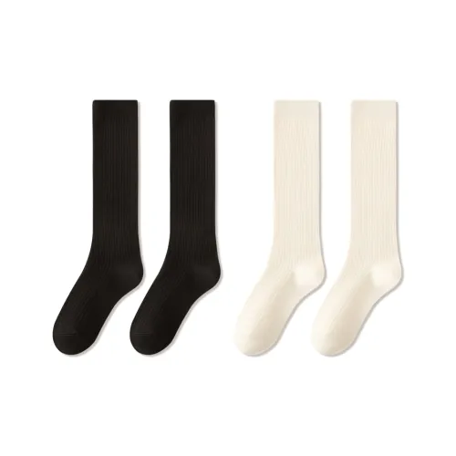 JIAZINI Knee High Socks Women's 2 Pack