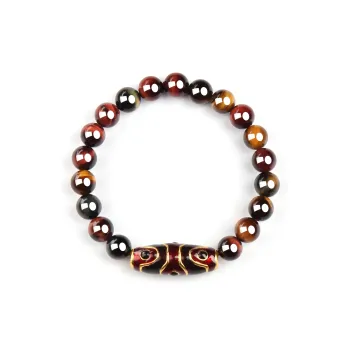 EADDA JEWELRY Tiger's Eye Stone Bracelets Unisex