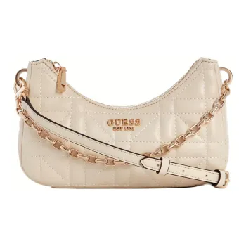 GUESS Artificial Leather Handbag, Shoulder Bag, Crossbody Bag Mini Women's Gray White