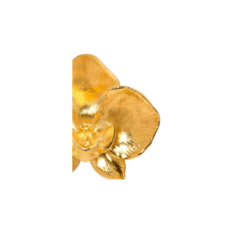 Oscar De La Renta Small Orchid Brooch-1