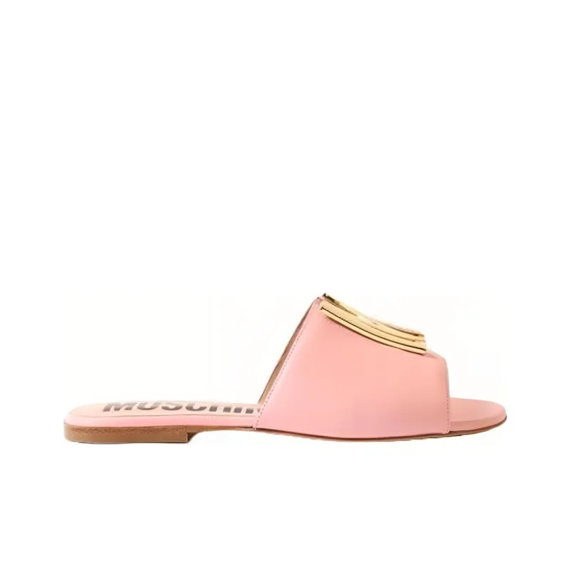 MOSCHINO Slide Slippers Women's Pink-1