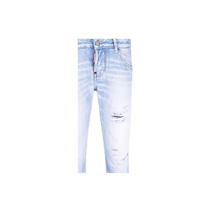 DSQUARED 2 Distressed Cropped Jeans-5