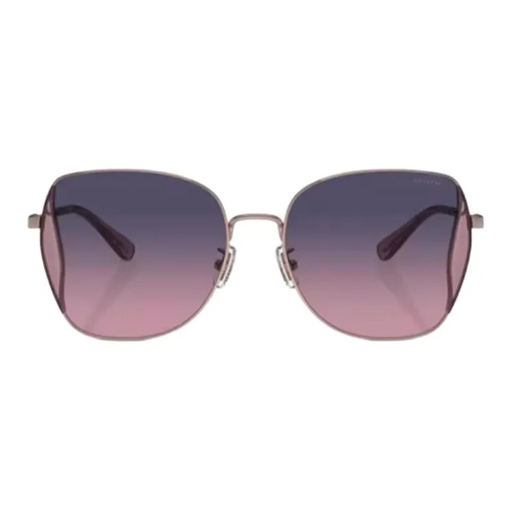 COACH Butterfly Sunglasses Women's Bright Rose Gold-1