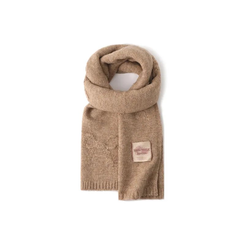 FREE RABBITⅡ Fall And Winter Solid Color Atmosphere Enhancing Warm Versatile Scarf Unisex-4