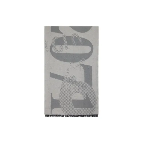 Vivienne Westwood Wool Silk Knit Scarves Men's Gray