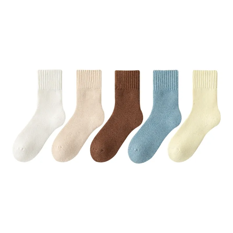 Caramella Mid Calf Socks Women's Combo Set-7