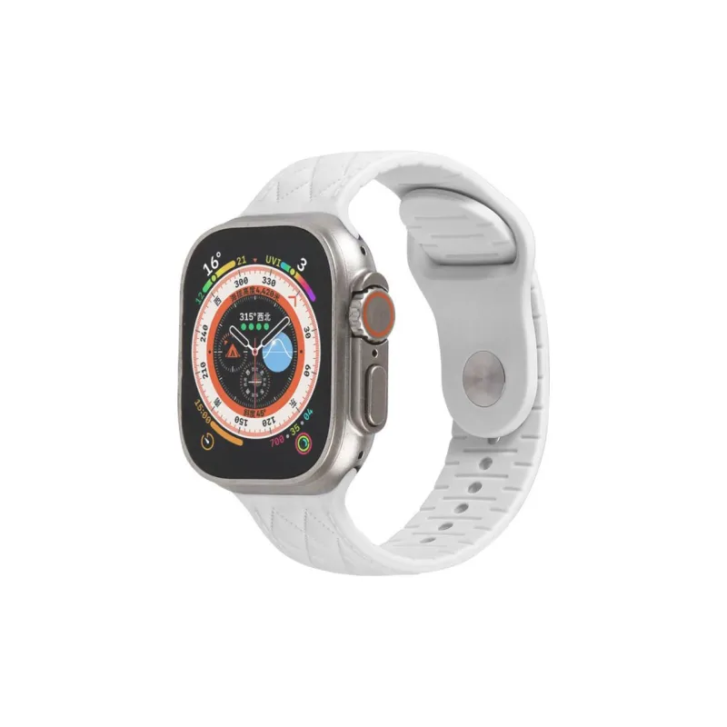 Cuttlefish Grid Watch Band Apple Compatibility Silicone Material-1
