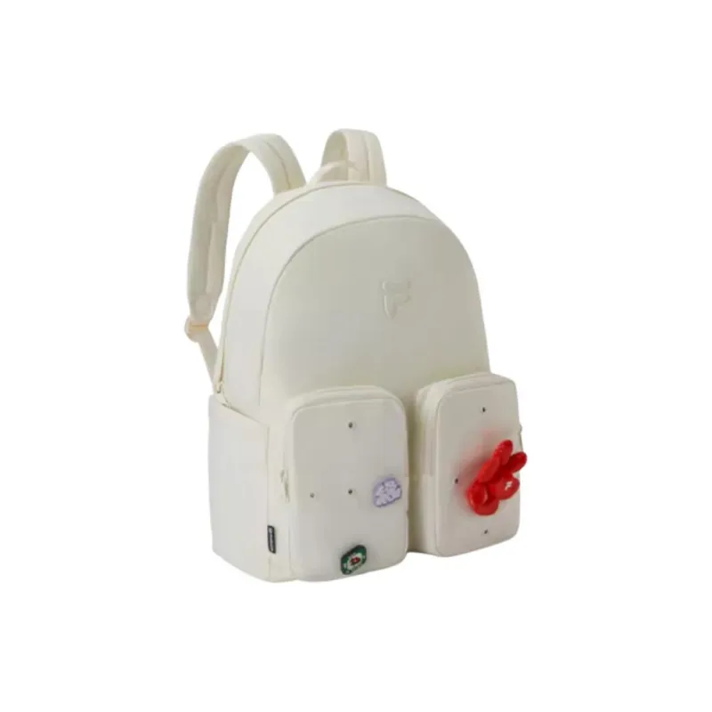 FILA FUSION FILA FUSION CLASSICS Fabric Backpack Mini Women's Marshmallow White-2