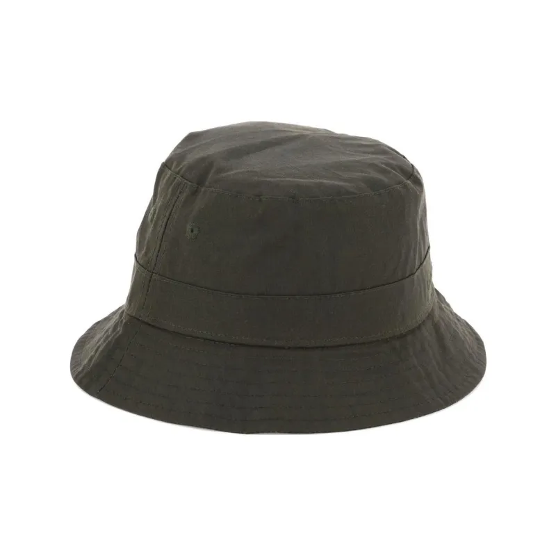 BARBOUR Cotton Fabric Bucket Hats Women's Green-1