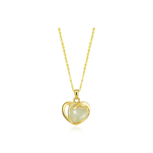 7℃ Lao Feng Xiang Chalcedony Necklaces Unisex