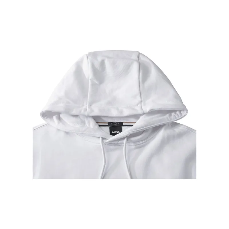HUGO BOSS Logo Printed Drawstring Hoodie-2