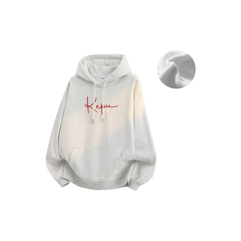 Kepu Fleece Lined Hoodies & Sweatshirts Unisex-33