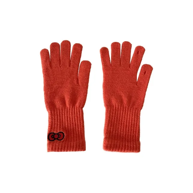 MUSTKOO Knitted Fabric Knit Gloves Women's-4