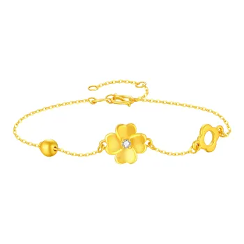 D.Get Gold Bracelet Unisex