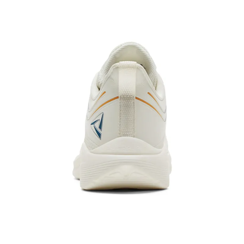 PEAK Qingyi Running Shoes Men Low Top Canvas White-4