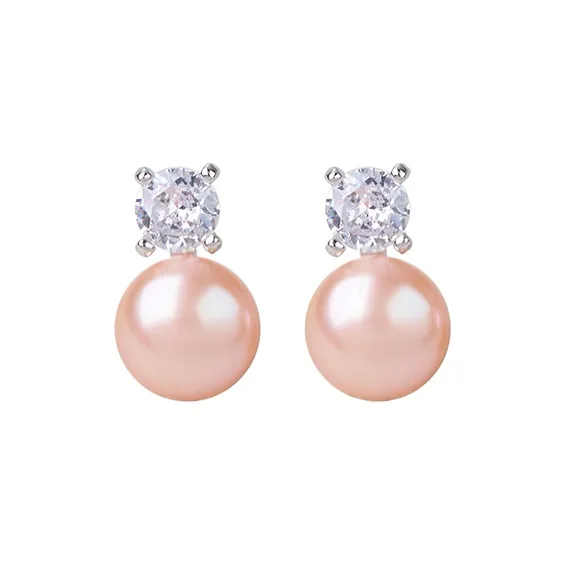 SEATINE Freshwater Pearl Stud Earrings Women's-0