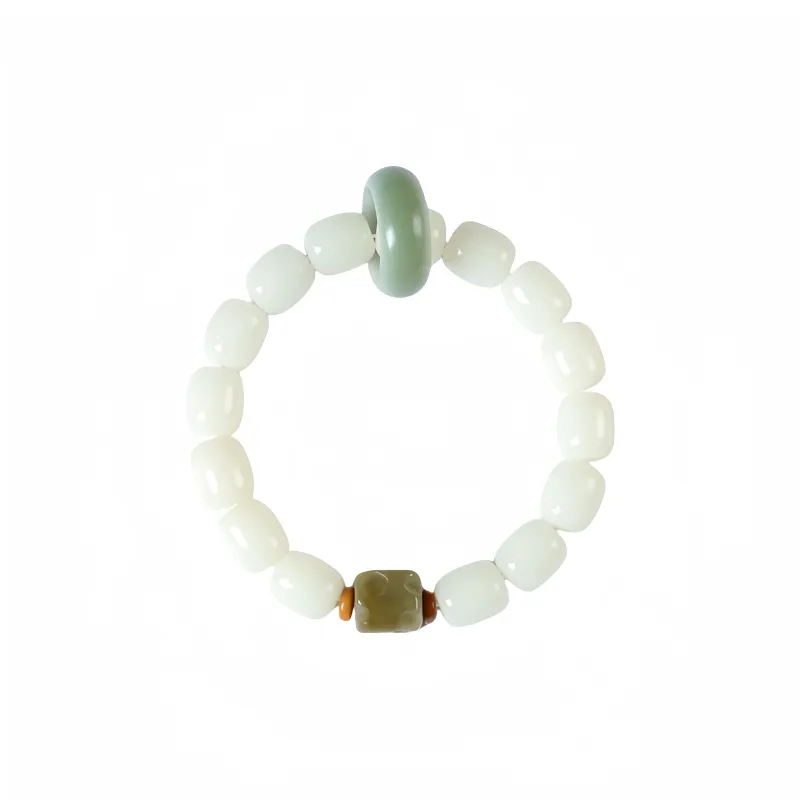 MUSHIFEN White Jade Bodhi Bracelets Unisex-4