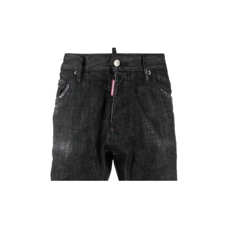 Dsquared2 Distressed Tapered Leg Jeans-6
