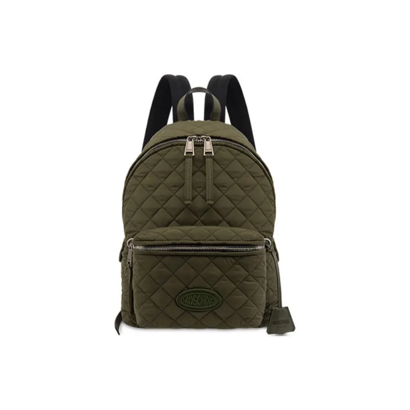 MOSCHINO Polyester Backpack Men's Green-0