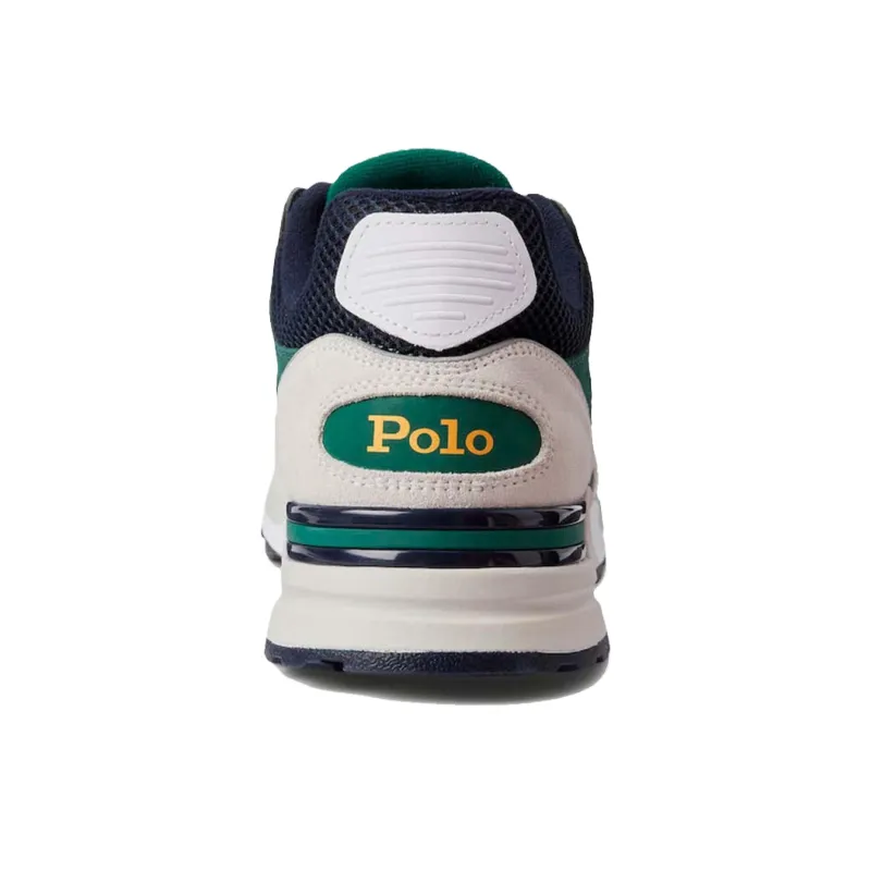 Polo Ralph Lauren Low-Top Casual Shoes Men's White Black Green-4