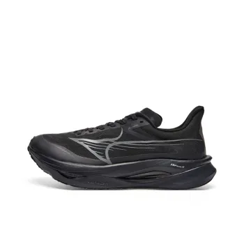 HEALTH Cushioning, Breathable, And Resilient Design Low Top Carbon Plate Running Shoes Unisex Backlight Black