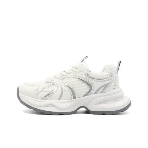 Mulinsen Slip Resistant, Abrasion Resistant, Lightweight Low Top Chunky Sneakers Women's