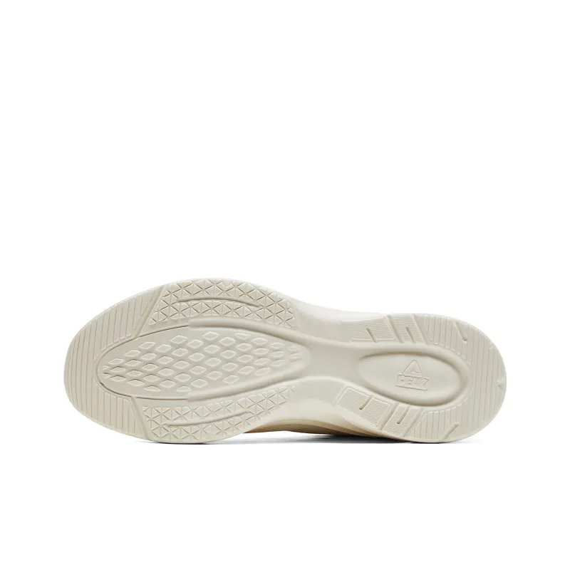 PEAK Qingyi Running Shoes Men Low Top Canvas White-5
