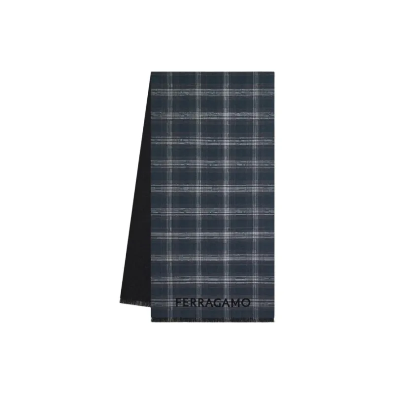 Ferragamo Tartan Wool Scarf-0