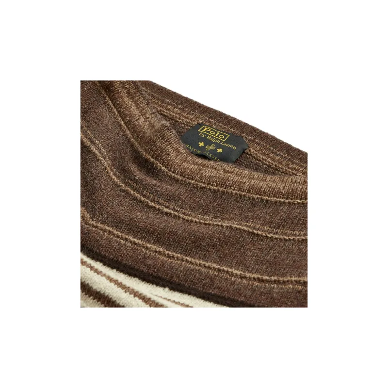 Polo Ralph Lauren Naiomi Glasses Collection FW24 Knit Long Skirts Women's Brown-4