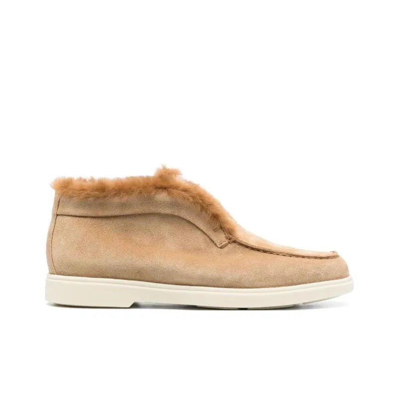 Santoni Shearling Ankle Boots Women's-1