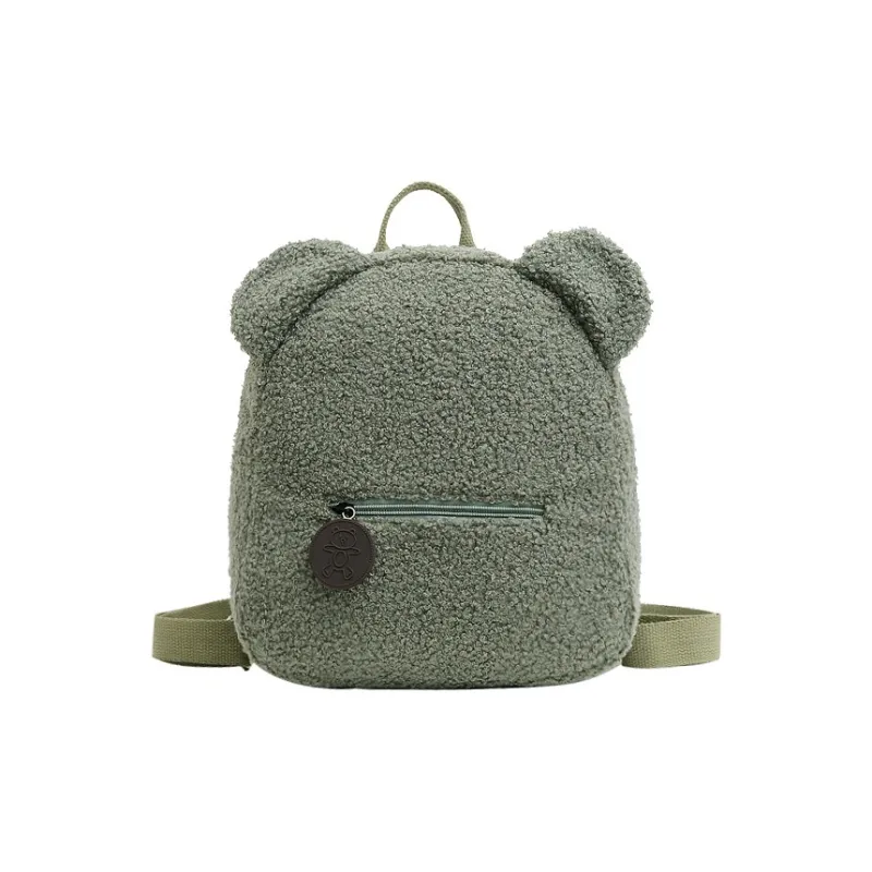 DALO Plush Backpack Kids' Khaki/Green/Blue/Coffee/Black-3