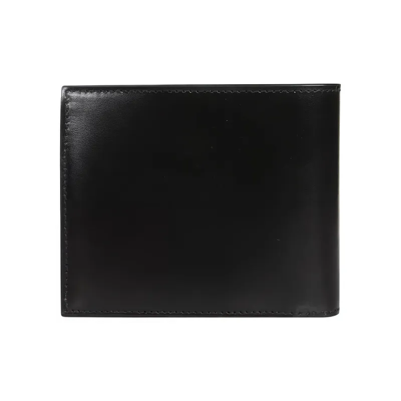Balenciaga ESSENTIAL Cow Leather Coin Purses Wallets Men's Black & Gray-2