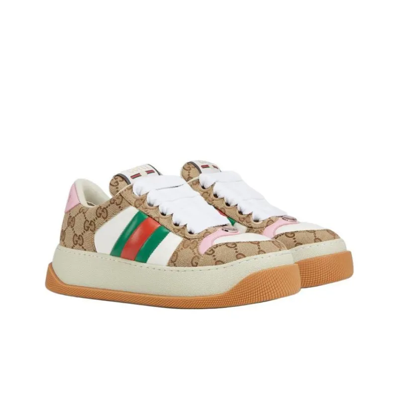 GUCCI Women's Gg Sneaker 'Beige Pink' Women's-1