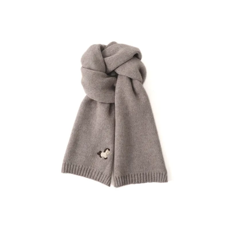 STUFFER Faux Cashmere Knit Scarves Unisex-1