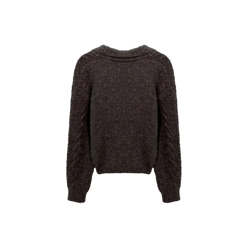 SUSANSAN Knitwear Women's Mocha-1