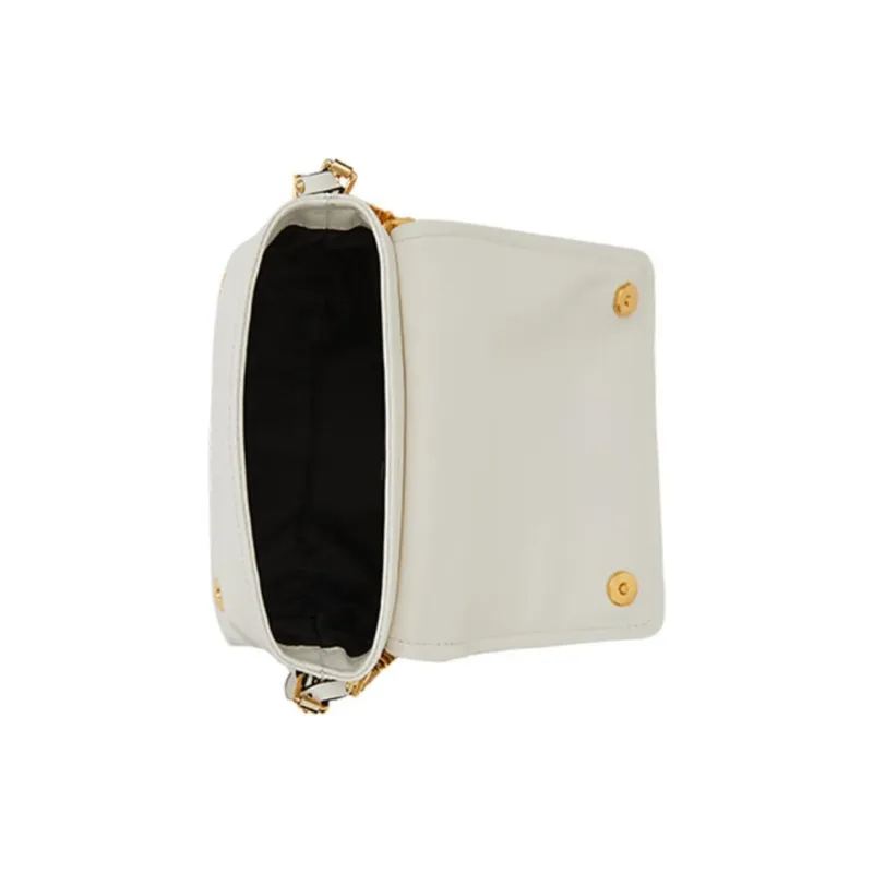 MOSCHINO Sheepskin Crossbody Bag Shoulder Bag Mini Women's White-2