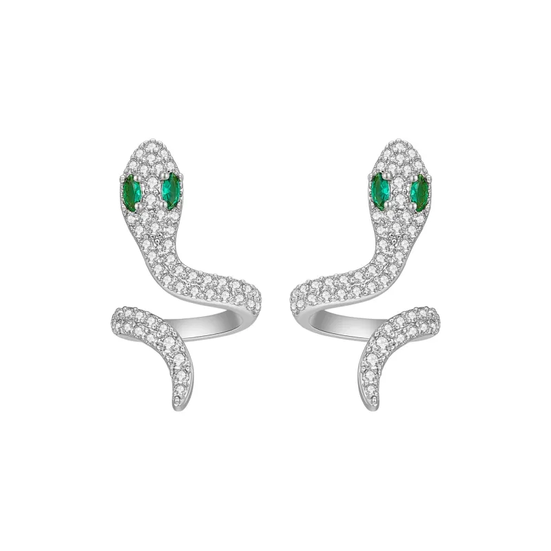 MCK 925 Sterling Silver Needle Earrings Women's-4