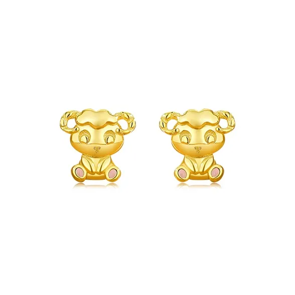 KING TAI SANG S925 Silver Stud Earrings Women's-10
