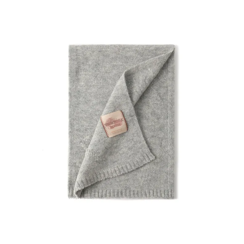 FREE RABBITⅡ Fall And Winter Solid Color Atmosphere Enhancing Warm Versatile Scarf Unisex-9