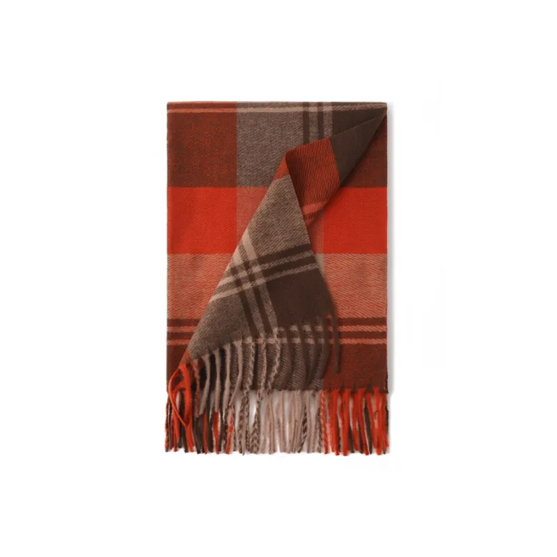 FREE RABBITⅡ Fall And Winter British Versatile Warm Cold Resistant Shawl Scarf Unisex-11