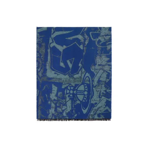 Vivienne Westwood Knit Scarves Men's Blue