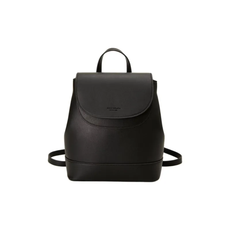 ZAVC PU Backpack Regular Women's Vanilla Yellow/White & Milk Tea/Khaki & Brown/Black-15