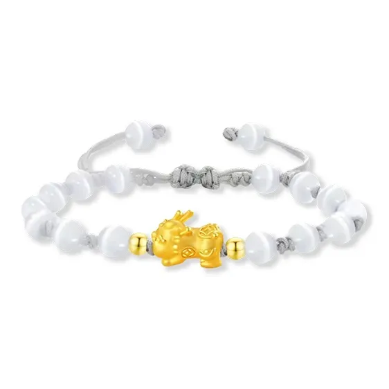 SINO GEM Gold Bracelet Unisex-5