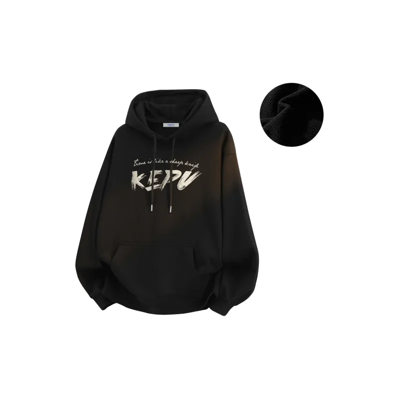 Kepu Fleece Lined Hoodies & Sweatshirts Unisex-18