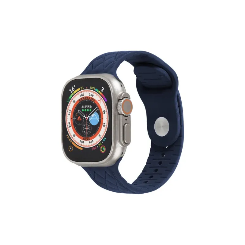 Cuttlefish Grid Watch Band Apple Compatibility Silicone Material-11