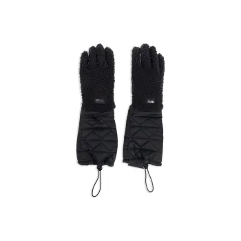UGG Polyester Gloves Women's Black