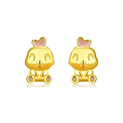 KING TAI SANG S925 Silver Stud Earrings Women's-12
