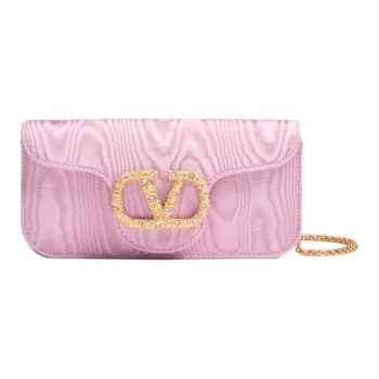 Valentino Locò VLogo Signature Foldover Top Clutch Bag