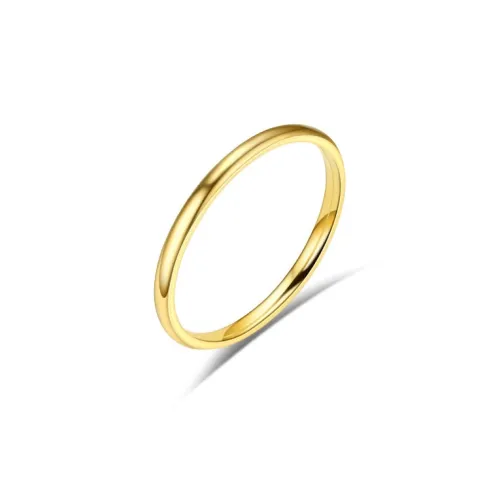 PISHUSHU Titanium Steel Rings Unisex